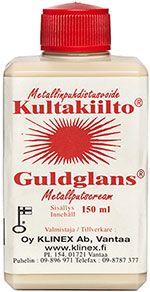 KULTAKIILTO® arvometallien kiillotus- ja puhdistusaine